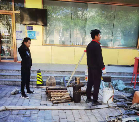 沧县马路顶管施工